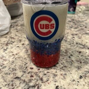 Cubs Glitter Tumbler